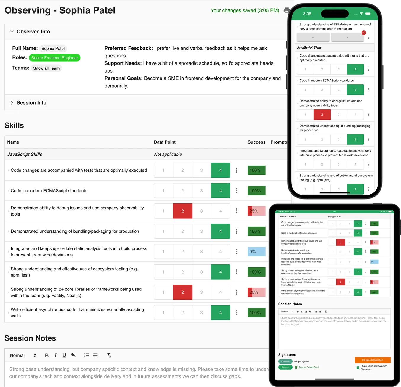 Multiple Device Data Taking
